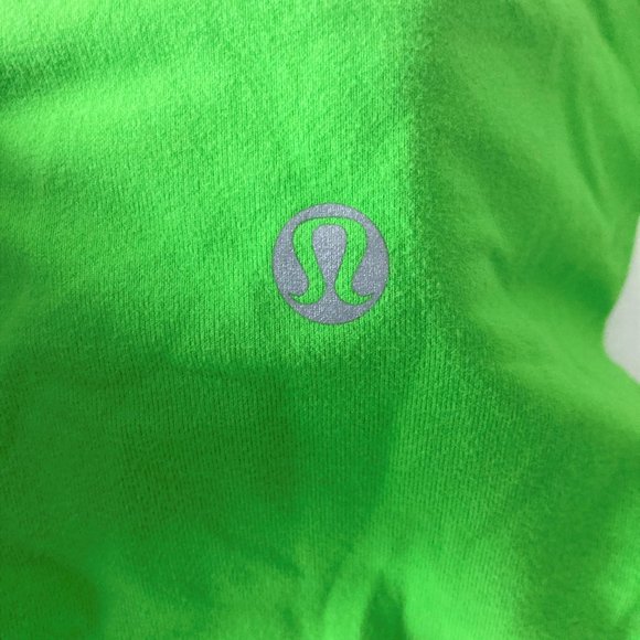 Lululemon Run: First Base Tank (super soft rulu!) green & white striped tank top - Picture 5 of 7